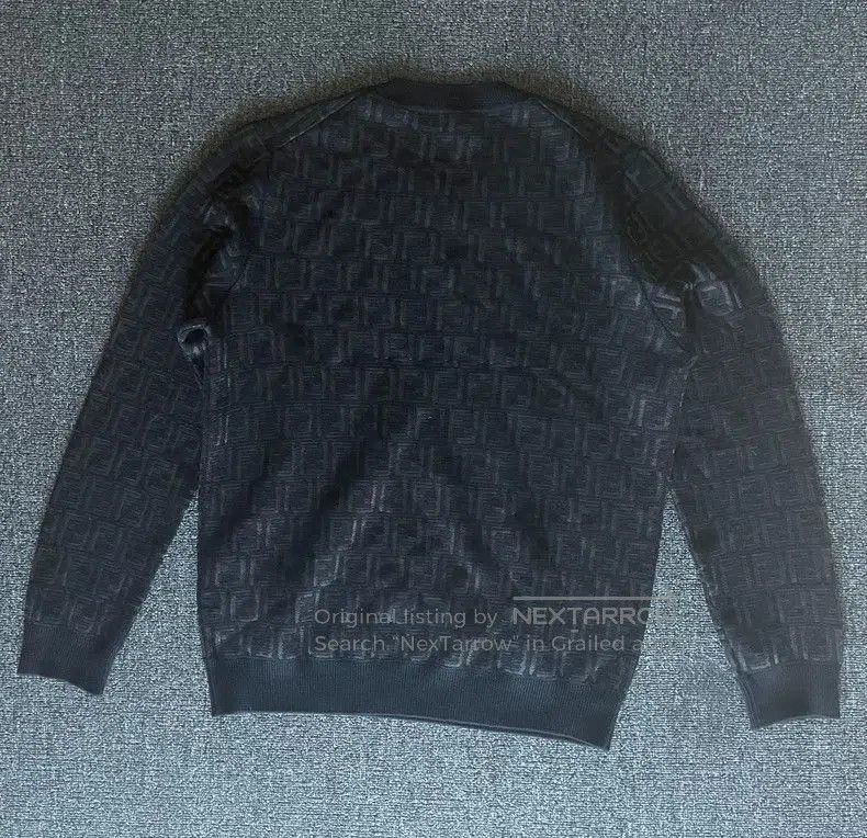 Fendi Fendi Wool Sweater with Double F Logo. Size US L / EU 52-54 / 3 - 6 Thumbnail