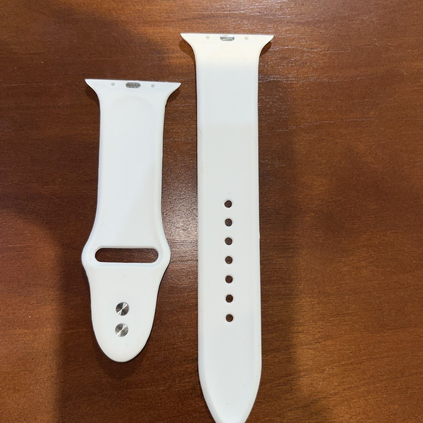Other Apple Watch Sports Band White 42/44/45mm Series 456789 SE Size ONE SIZE - 3 Thumbnail
