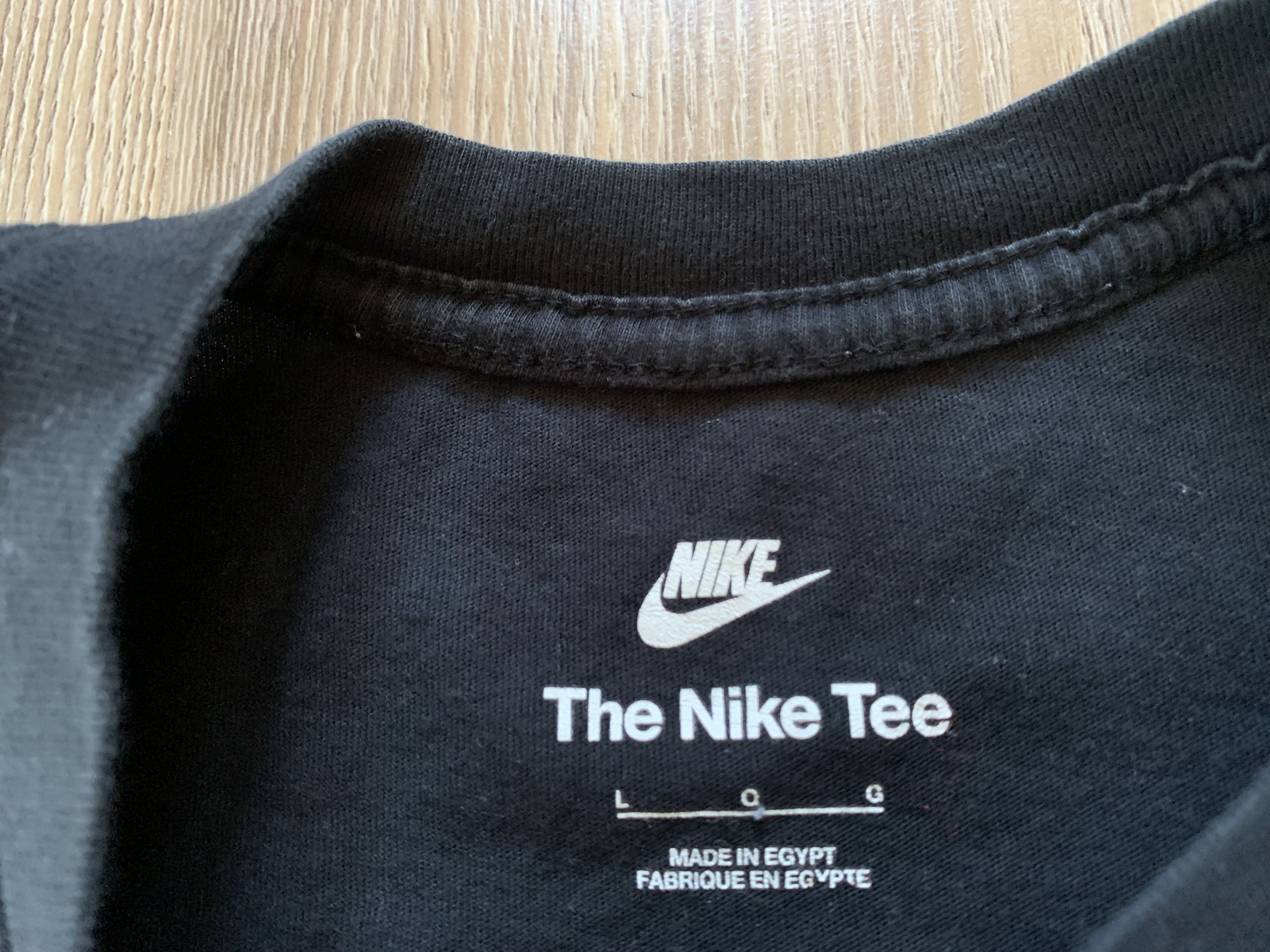 Nike The Nike Tee Black Cotton Printed T Shirt 2022 Size US L / EU 52-54 / 3 - 7 Thumbnail