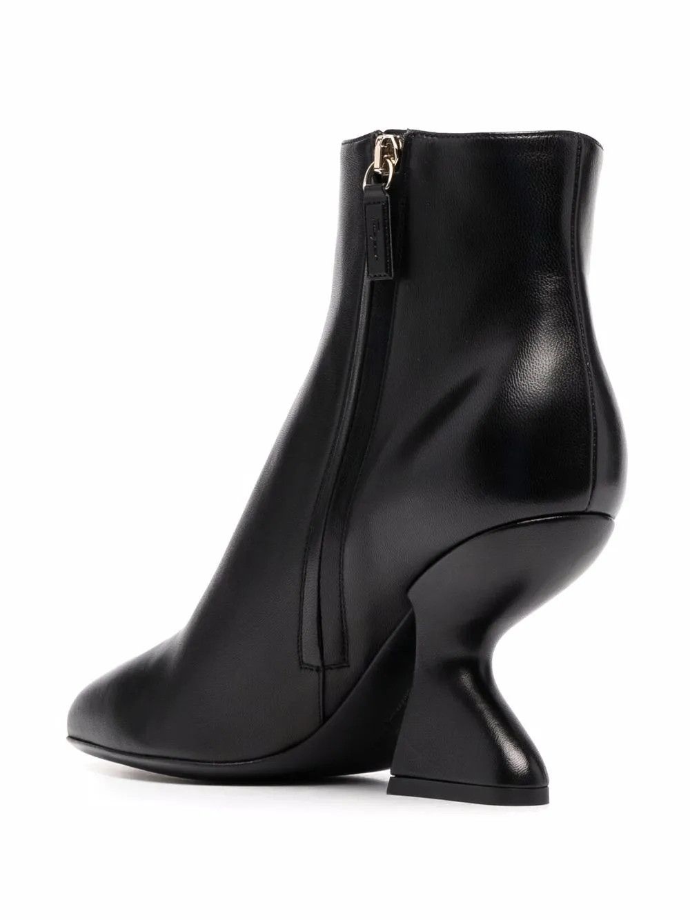 Salvatore Ferragamo o1y0326 Ankle Boots in Black Size US 5.5 / IT 35.5 - 4 Thumbnail