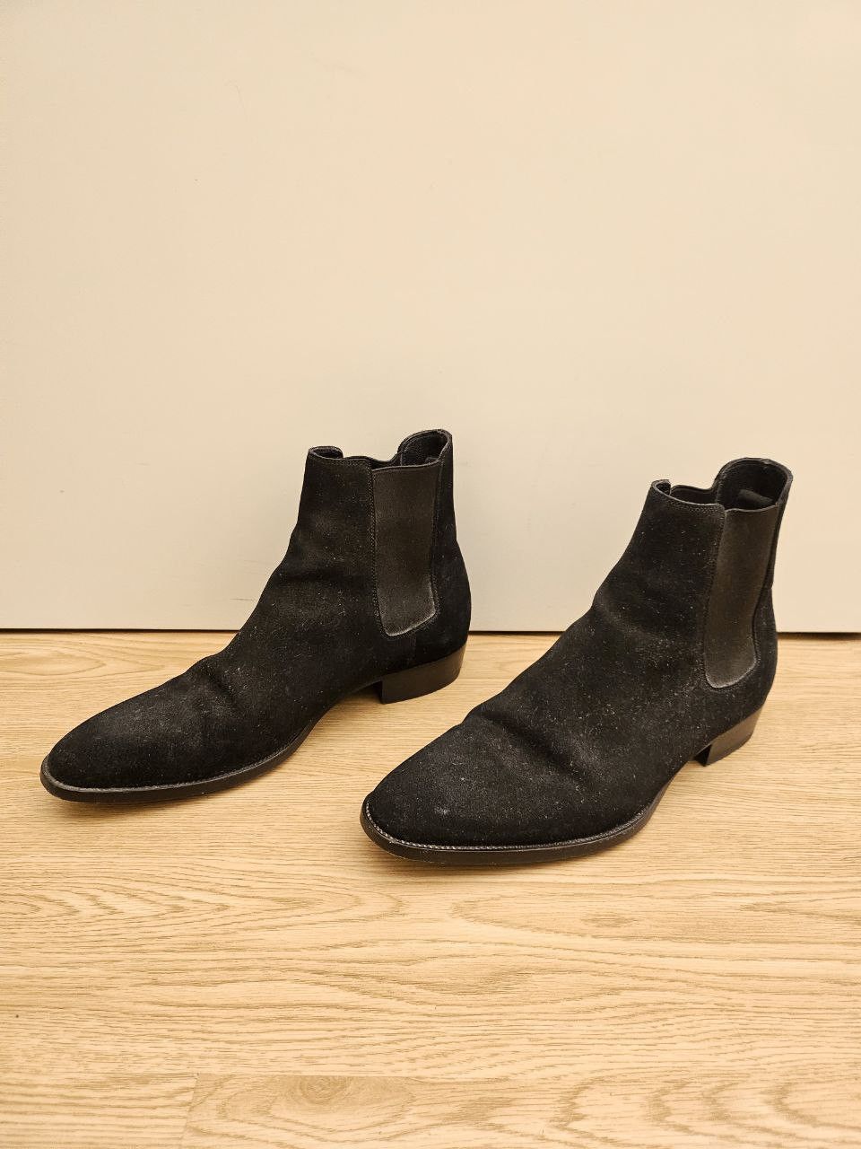 Saint Laurent Paris Wyatt 30 Suede Chelsea Boots Size US 8 / EU 41 - 2 Thumbnail