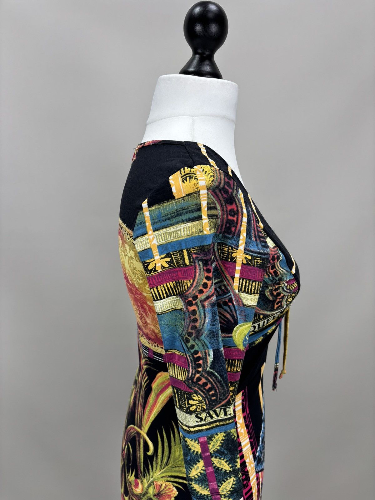 Jean Paul Gaultier Womens blouse Save The Queen Size L Color Multicolor Size L / US 10 / IT 46 - 5 Thumbnail