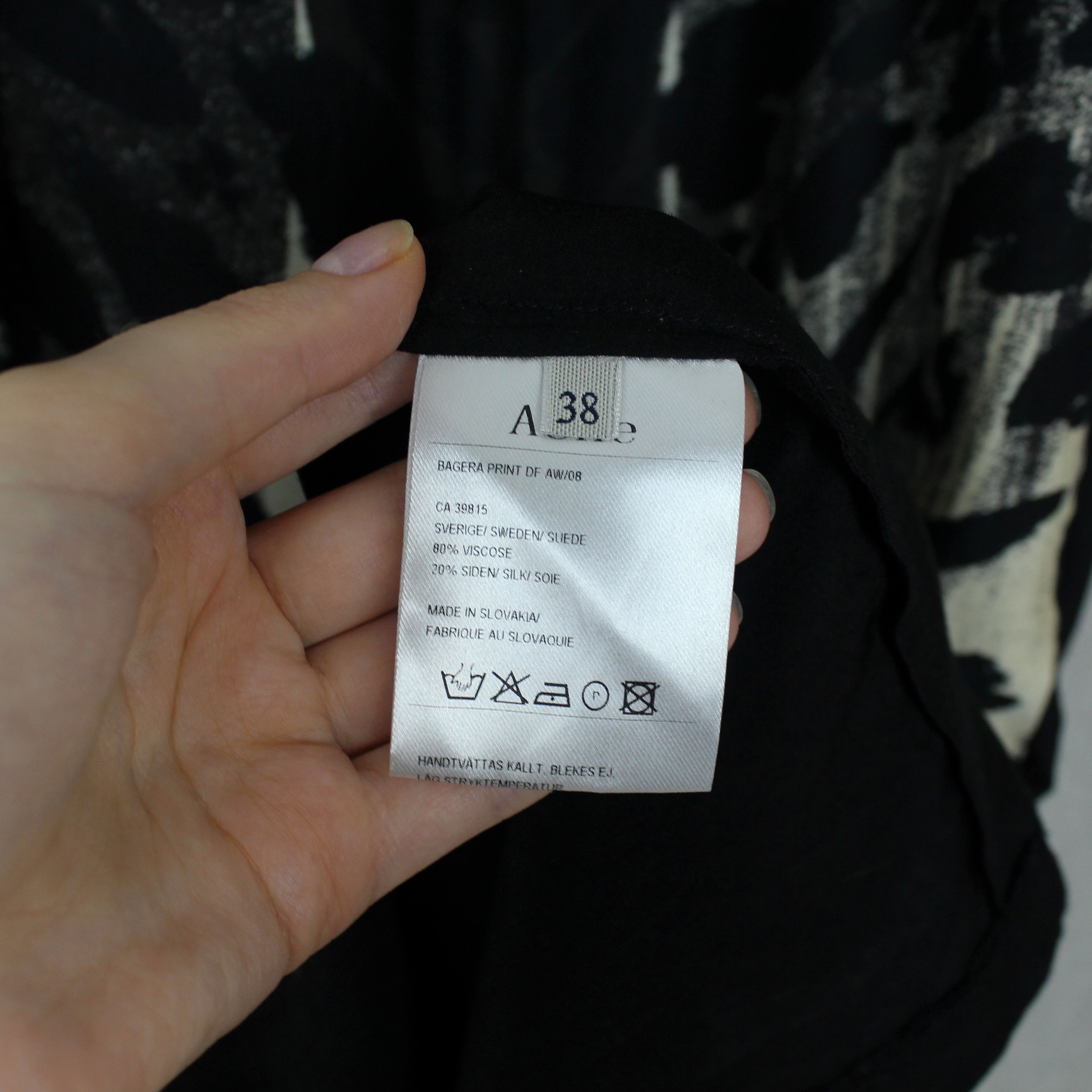 Acne Studios Acne Bagera Print DF AW/08 Dress Size 38 Size XS / US 0-2 / IT 36-38 - 10 Thumbnail