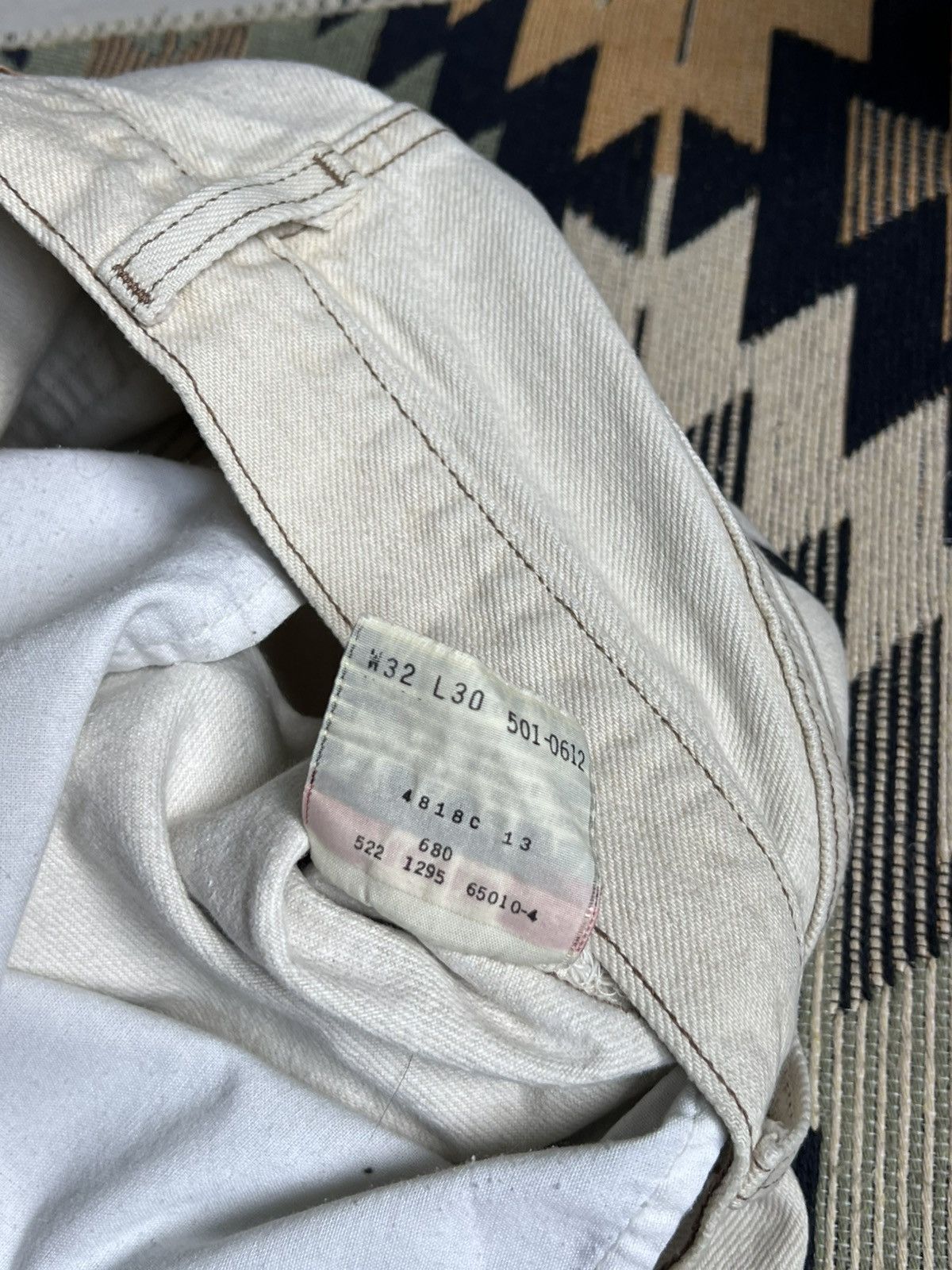 Levi's Vintage U.S.A Levi’s Custom Handmade Tribal Jeans Size US 32 / EU 48 - 12 Thumbnail
