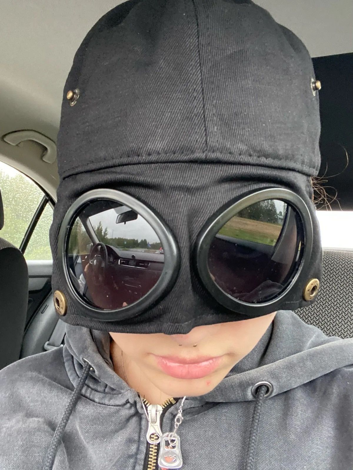 Designer Aviator Hat Summer Personality Glasses Baseball Size ONE SIZE - 3 Thumbnail