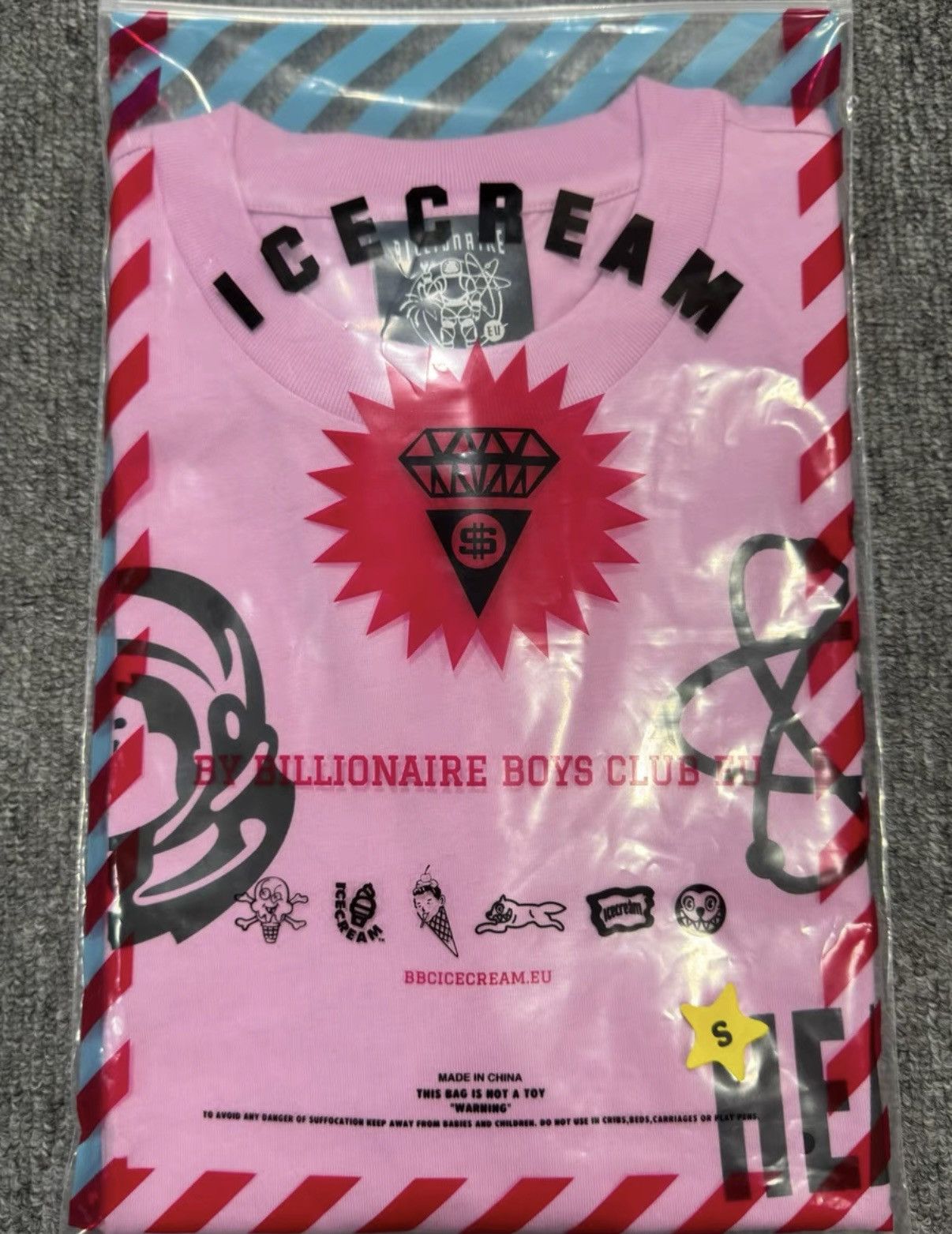 Billionaire Boys Club American Short Sleeve T-Shirt Pink Billionaire Boys Club Size US S / EU 44-46 / 1 - 8 Thumbnail