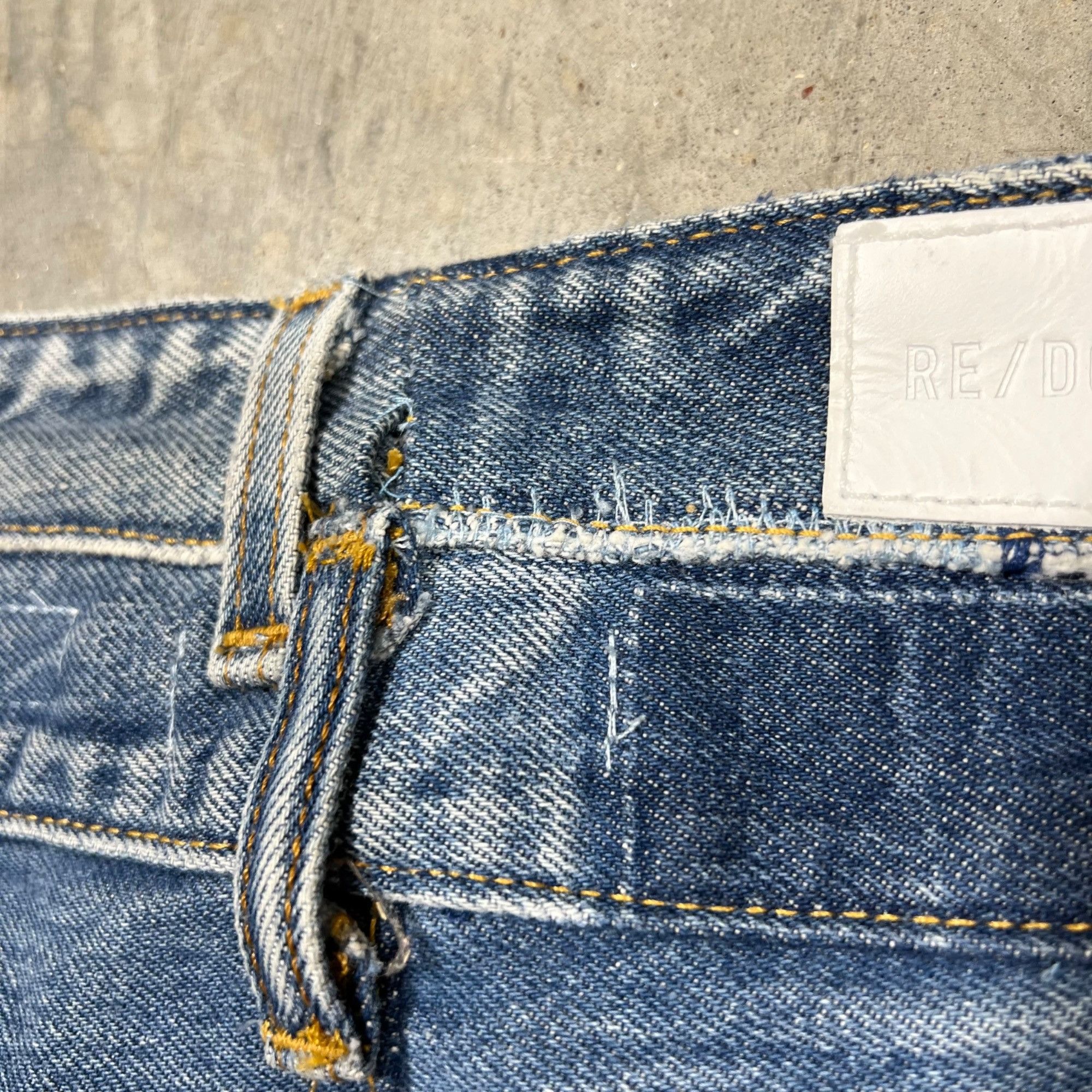 Levi's × RE/DONE $943 NWT RE/DONE x LEVI'S Double Waisted Drainpipe Sz 25 Size 25" / US 0 / IT 36 - 10 Thumbnail