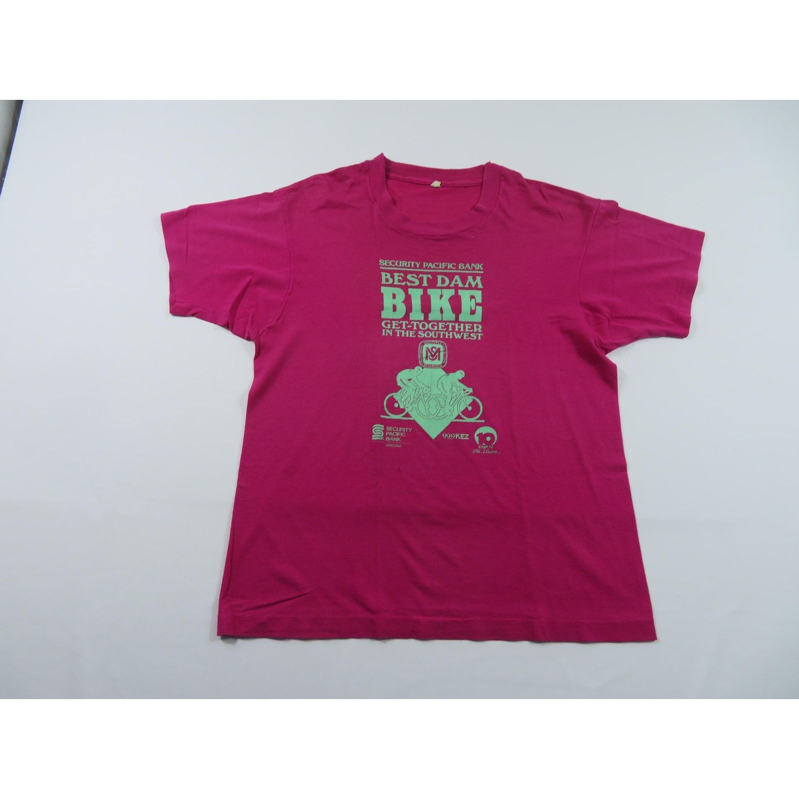 Other Best Dam Bike Get Together T-Shirt Double Sided Sz L 1980s Size US L / EU 52-54 / 3 - 1 Thumbnail