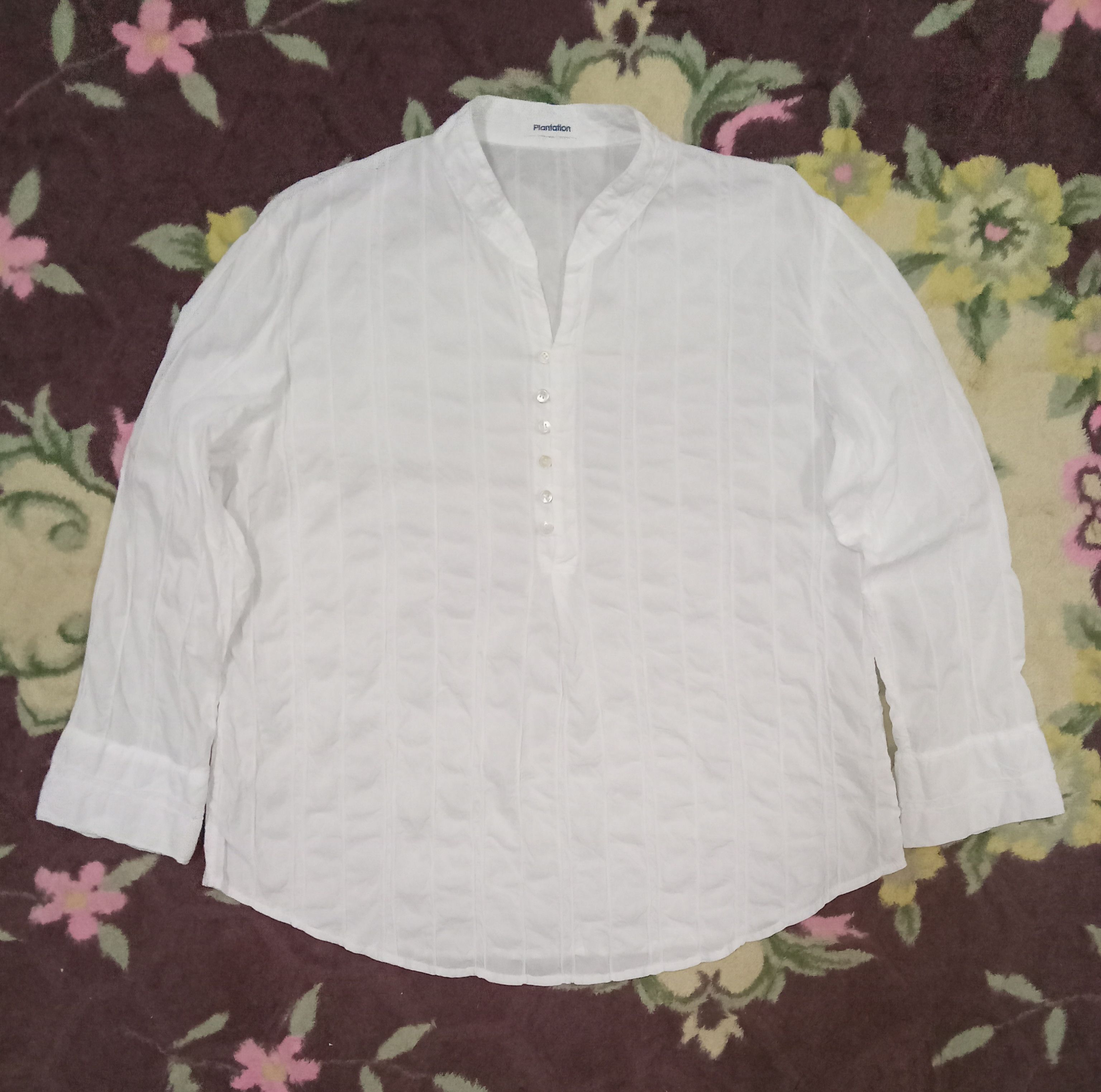 Designer × Issey Miyake Plantation Blouses Size M / US 6-8 / IT 42-44 - 1 Thumbnail