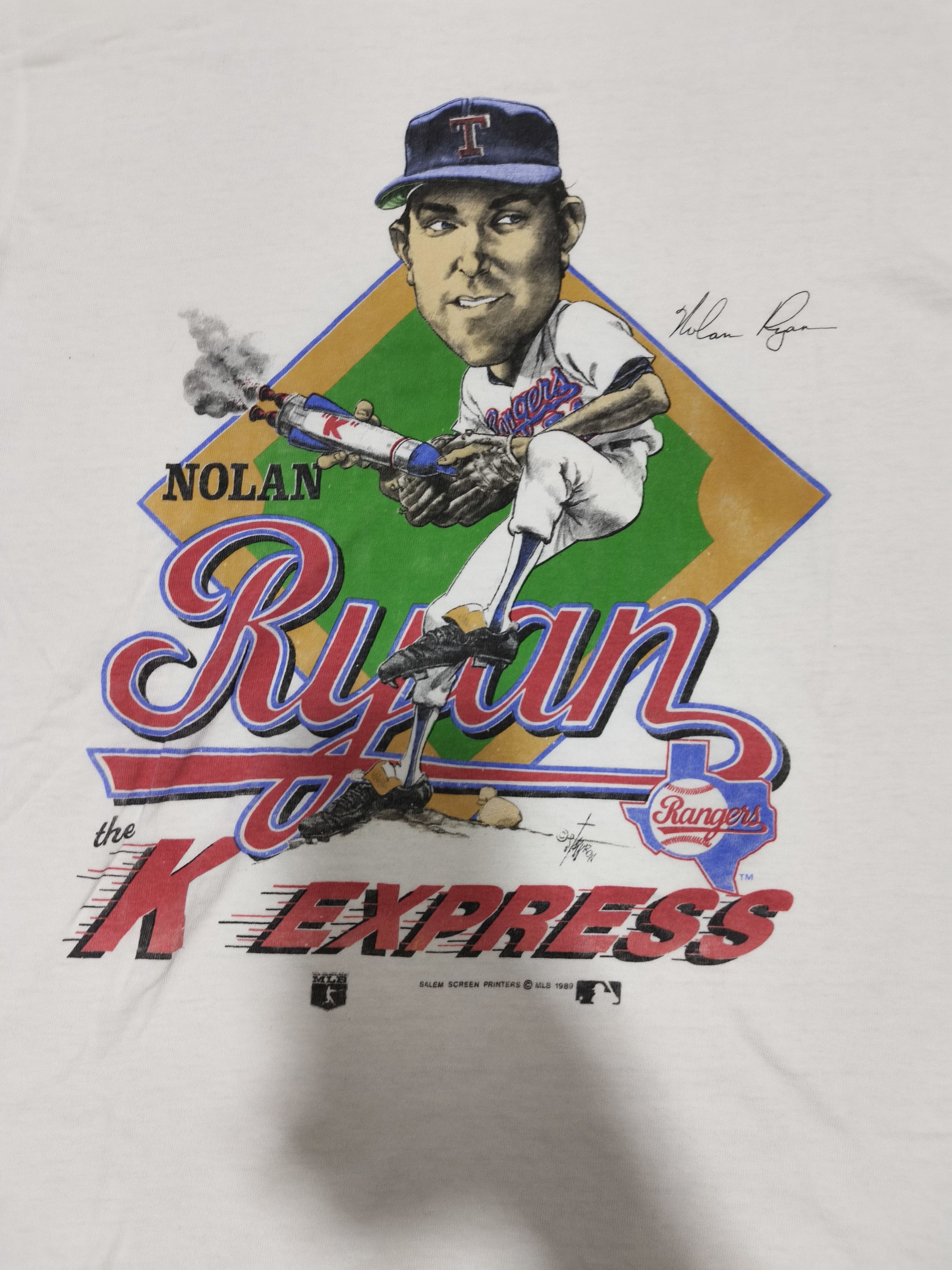 Other Vintage 1989 Nolan Ryan “The K Express” Salem Sportswear Size US M / EU 48-50 / 2 - 2 Thumbnail