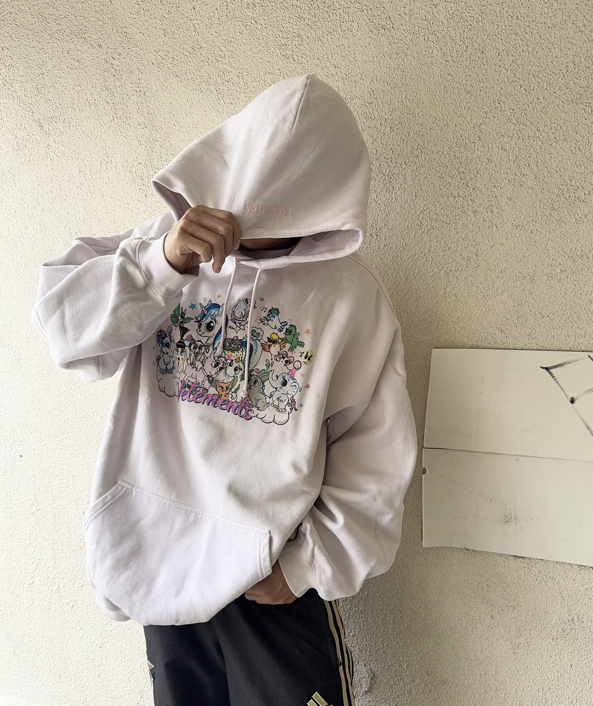 Vetements FW19 Vetements ‘My Little Pony’ Pale Pink Oversized Hoodie Size US L / EU 52-54 / 3 - 3 Thumbnail