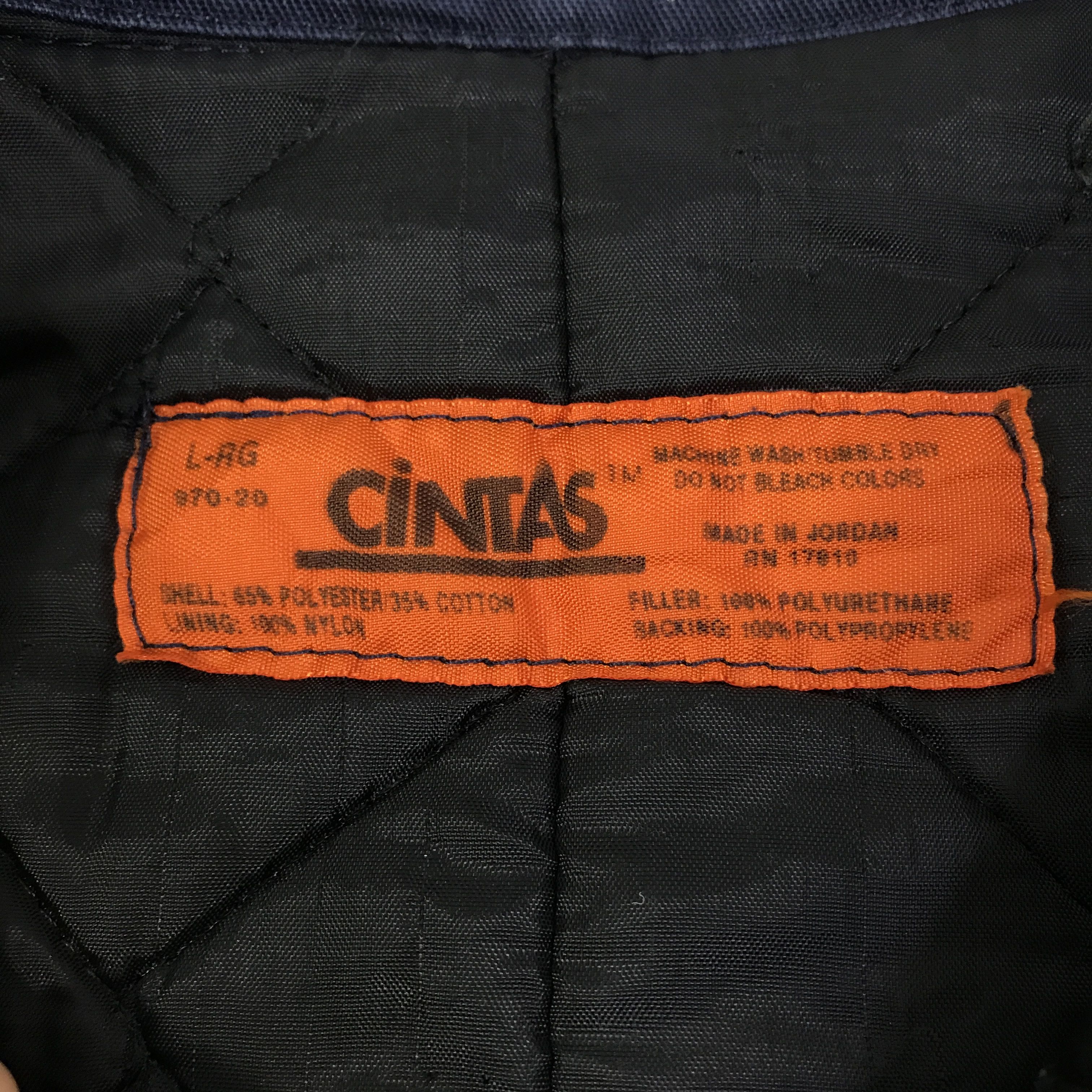 Cintas Vintage Roberts Cintas Workers uniform Jacket K126B11 Size US L / EU 52-54 / 3 - 18 Thumbnail