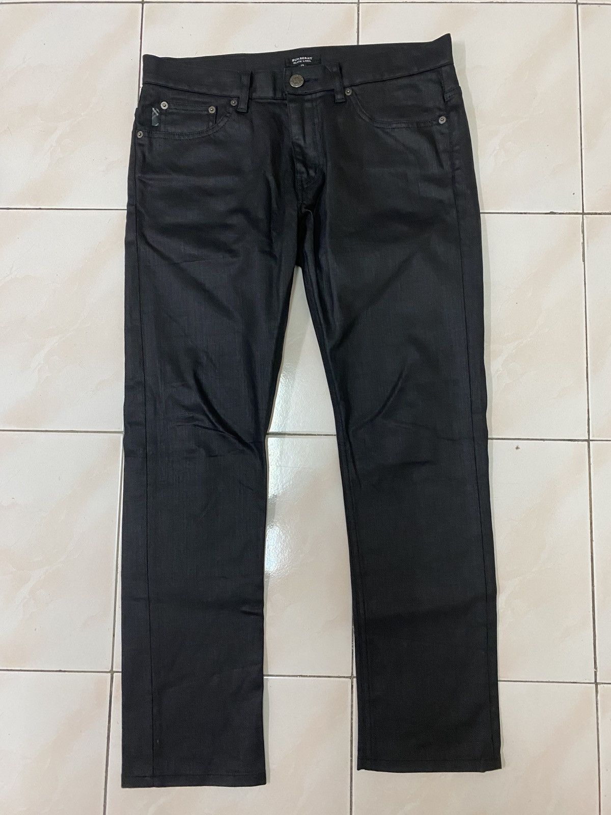 Burberry BURBERRY black label white jeans | Grailed