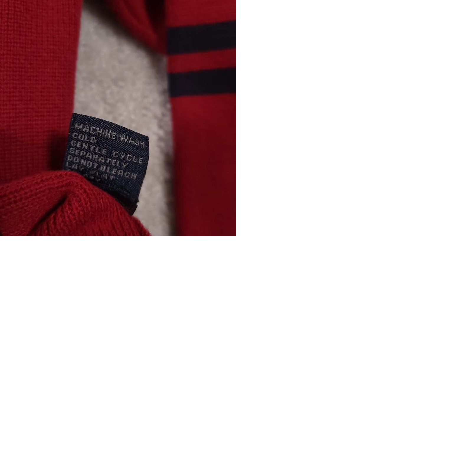 Vintage VINTAGE Buckle BKE 67 Mens Large Red Striped Pullover Sweater Crew Neck Knit Size US L / EU 52-54 / 3 - 9 Thumbnail