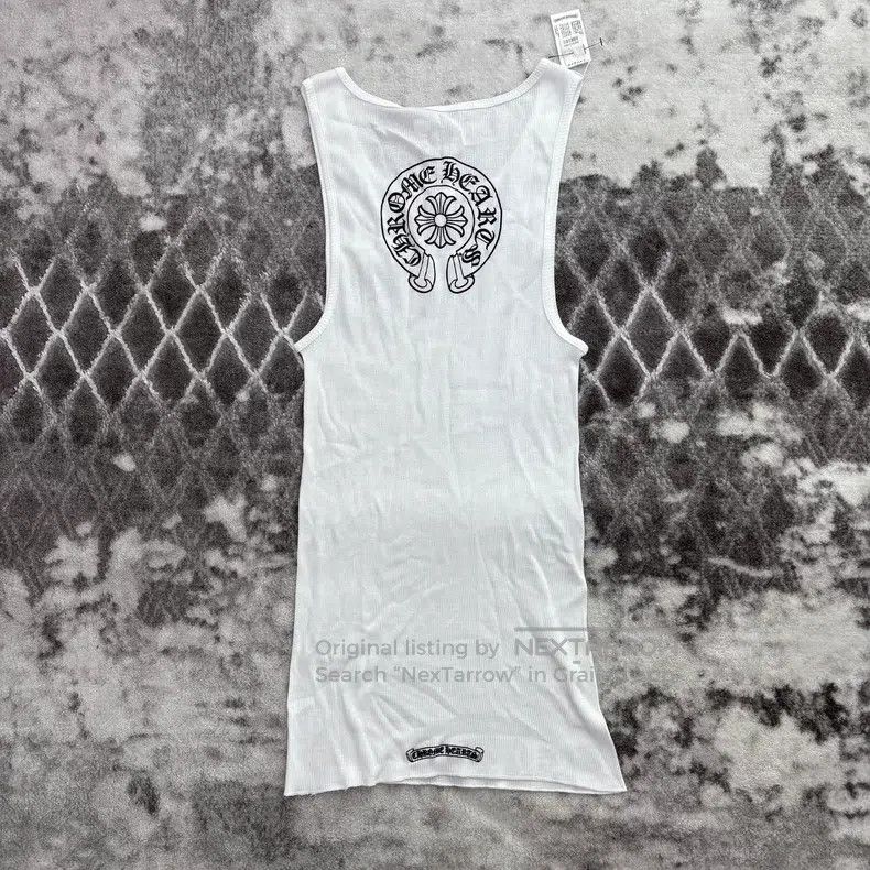 Chrome Hearts CHROME HEARTS Size XL Horseshoe cross vest with white back Size US XL / EU 56 / 4 - 1 Thumbnail