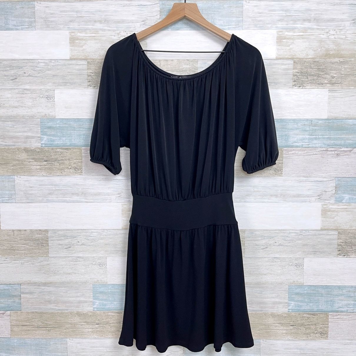 Express Express Drop Waist Off The Shoulder Black Womens XS Size XS / US 0-2 / IT 36-38 - 1 Thumbnail
