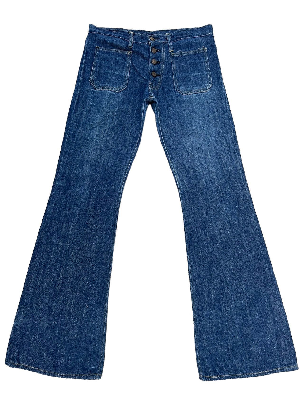 Edwin Vintage 70s Edwin Light Denim Super Flare Jeans Size US 30 / EU 46 - 1 Thumbnail