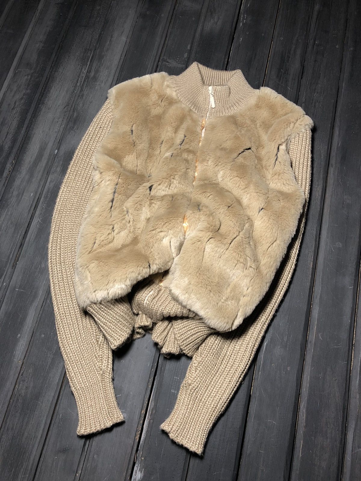 Japanese Brand Japanese Brand If Six Was Nine Rick Owens Style Fur Sweater Size US M / EU 48-50 / 2 - 7 Thumbnail