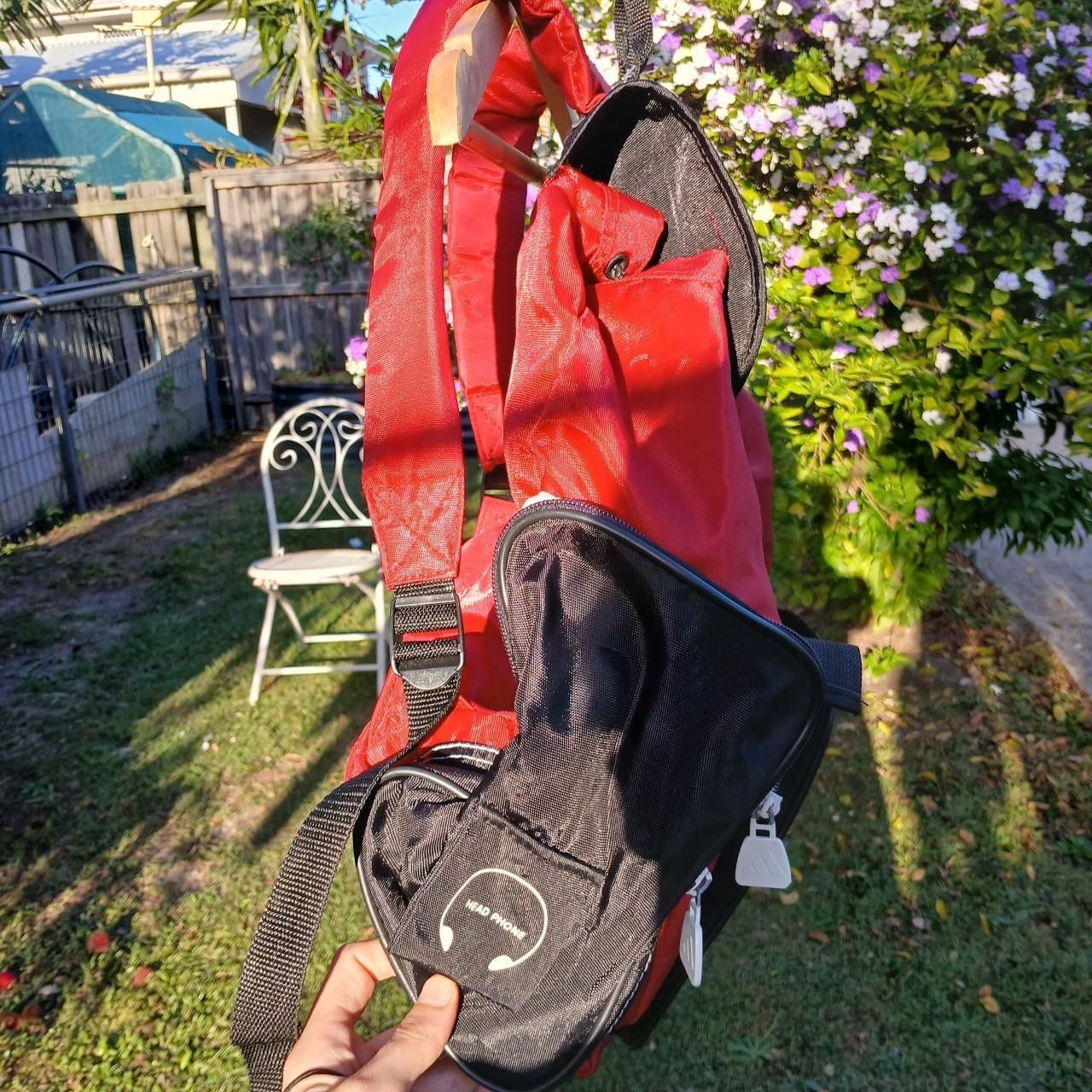 Adidas 90s Vintage Adidas backpack Size ONE SIZE - 7 Thumbnail