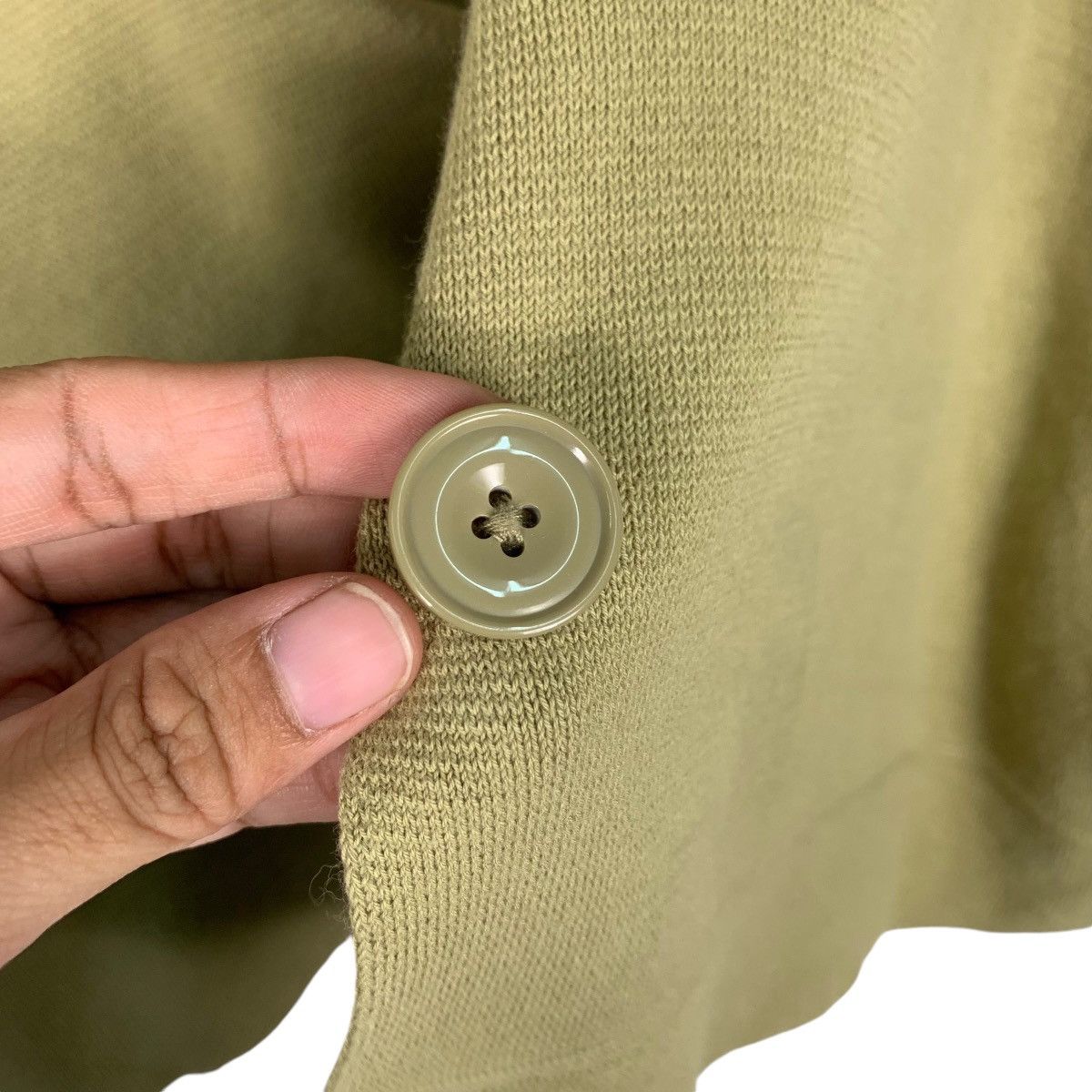 Uniqlo UNIQLO U Lemaire Green Cropped Cardigan #1187-C54 Size M / US 6-8 / IT 42-44 - 14 Thumbnail