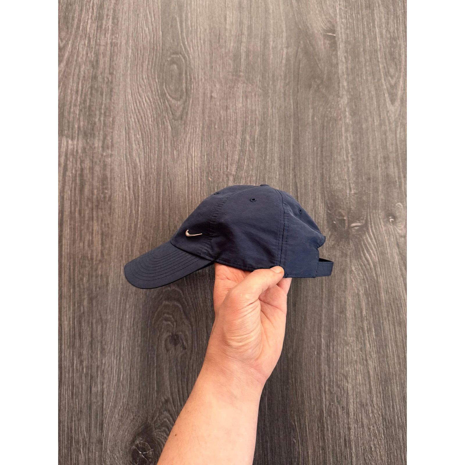 Nike Vintage 00s Nike Nylon Metal Logo Cap Size ONE SIZE - 2 Thumbnail