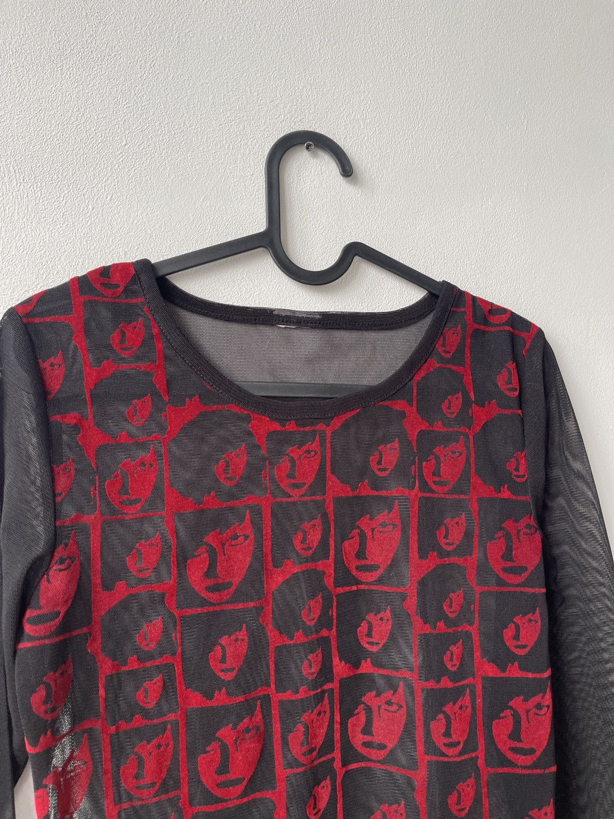 Japanese Brand × Vintage Vintage Mesh Face Top size XS/S Size S / US 4 / IT 40 - 3 Thumbnail
