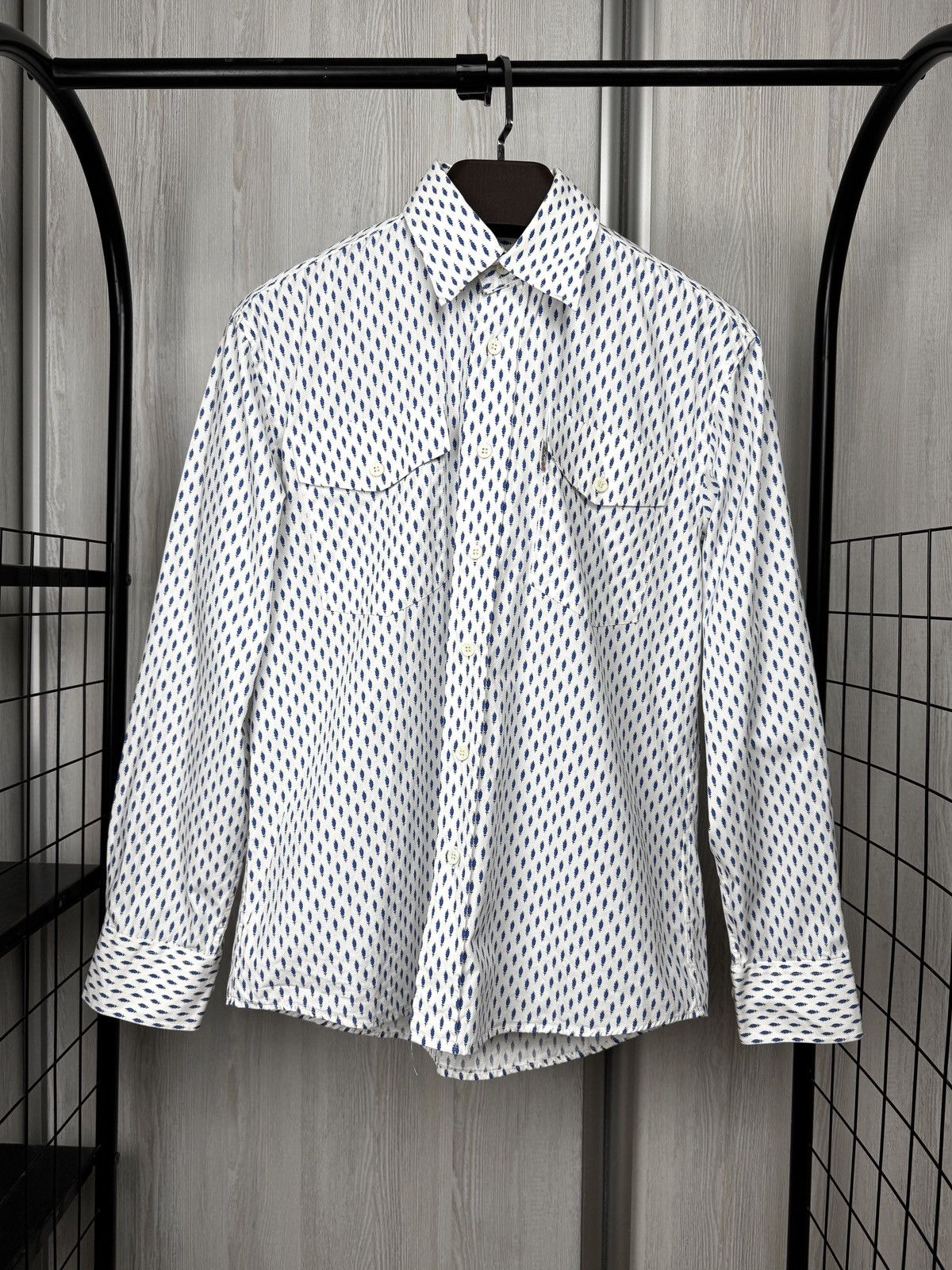 Vintage Vntg 80's MISTRAL French Western Style Floral Pattern Shirt Size US S / EU 44-46 / 1 - 1 Thumbnail