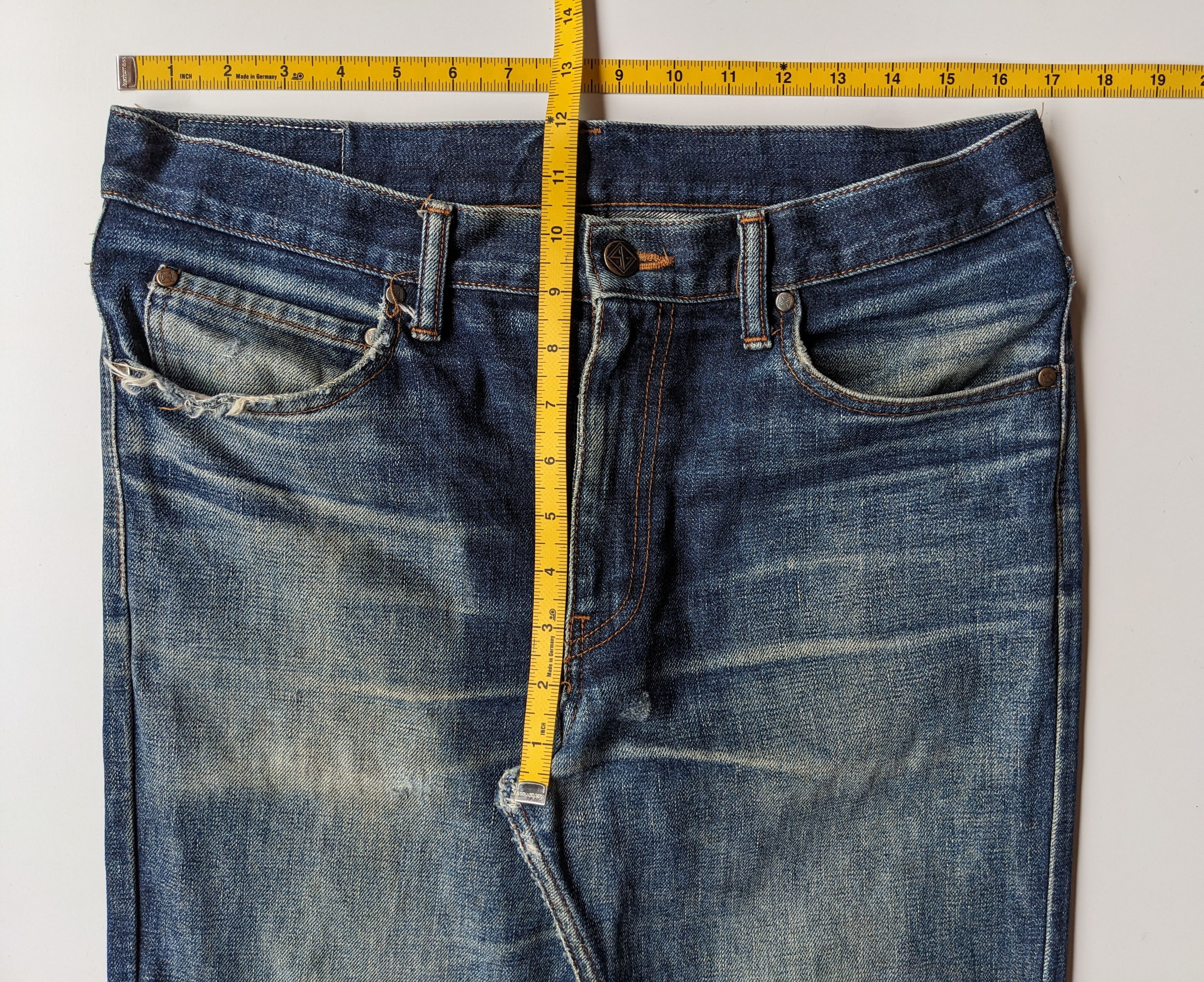 If Six Was Nine × Japanese Brand × Jean Stabilizer distressed faded jeans Size US 34 / EU 50 - 7 Thumbnail