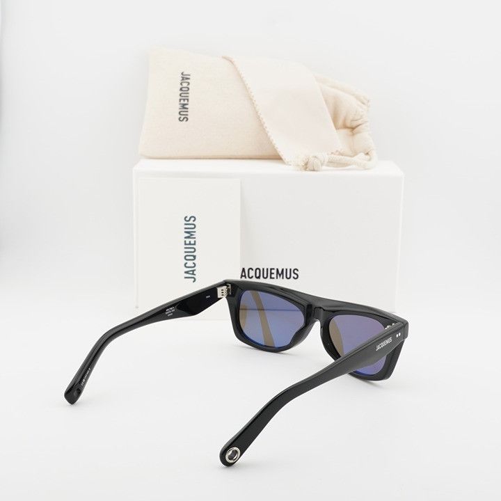Jacquemus Jacquemus PINA JAC/58 C1 Sunglasses Black Cat Eye Frame Size ONE SIZE - 10 Thumbnail