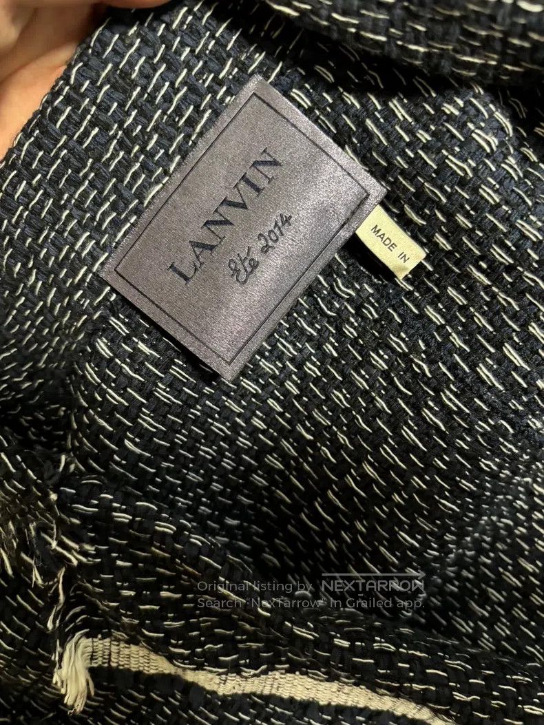 Lanvin Lanvin size 34 Chanel-style Knit Jacket Size XS / US 0-2 / IT 36-38 - 3 Thumbnail