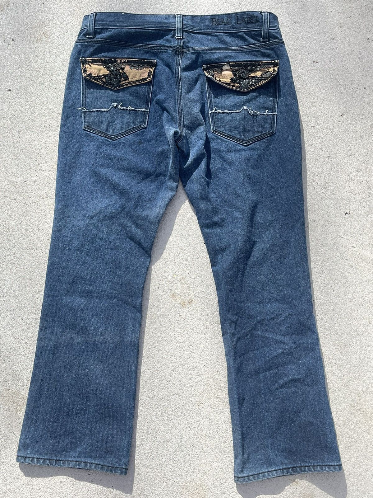 Black Label × Japanese Brand × Prada Y2K BLAC LABEL JEANS Size US 38 / EU 54 - 2 Thumbnail