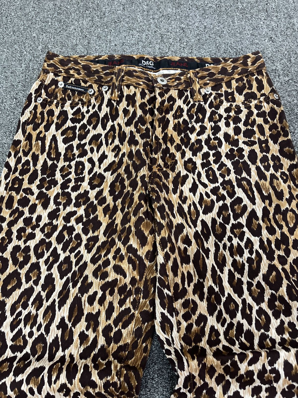 Dolce & Gabbana Rare🔥 Dolce & Gabbana Leopard Printed Pants Size US 29 - 3 Thumbnail