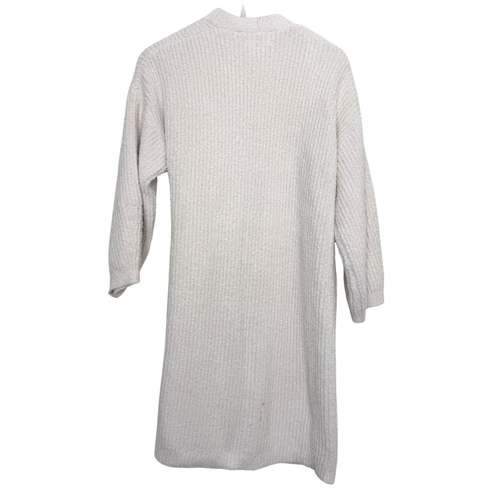 Other Barefoot Dreams CozyChic Knit Side Tie Ribbed Robe Almond XL Size ONE SIZE - 4 Thumbnail