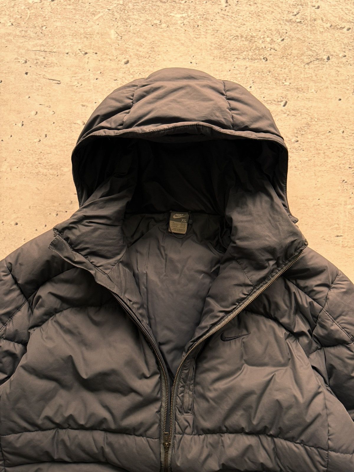 Nike × Nike ACG NIKE PUFFER DOWN BASIC LOGO OVERSIZE NYLON JACKET Size US XL / EU 56 / 4 - 5 Thumbnail