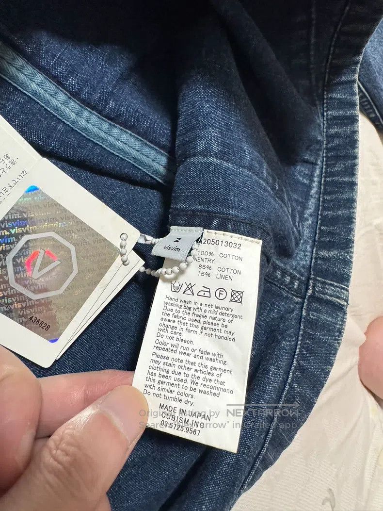Visvim Visvim 15ss Blue-Dyed Striped Vintage Paneled 101 Denim Ja Size US M / EU 48-50 / 2 - 4 Thumbnail