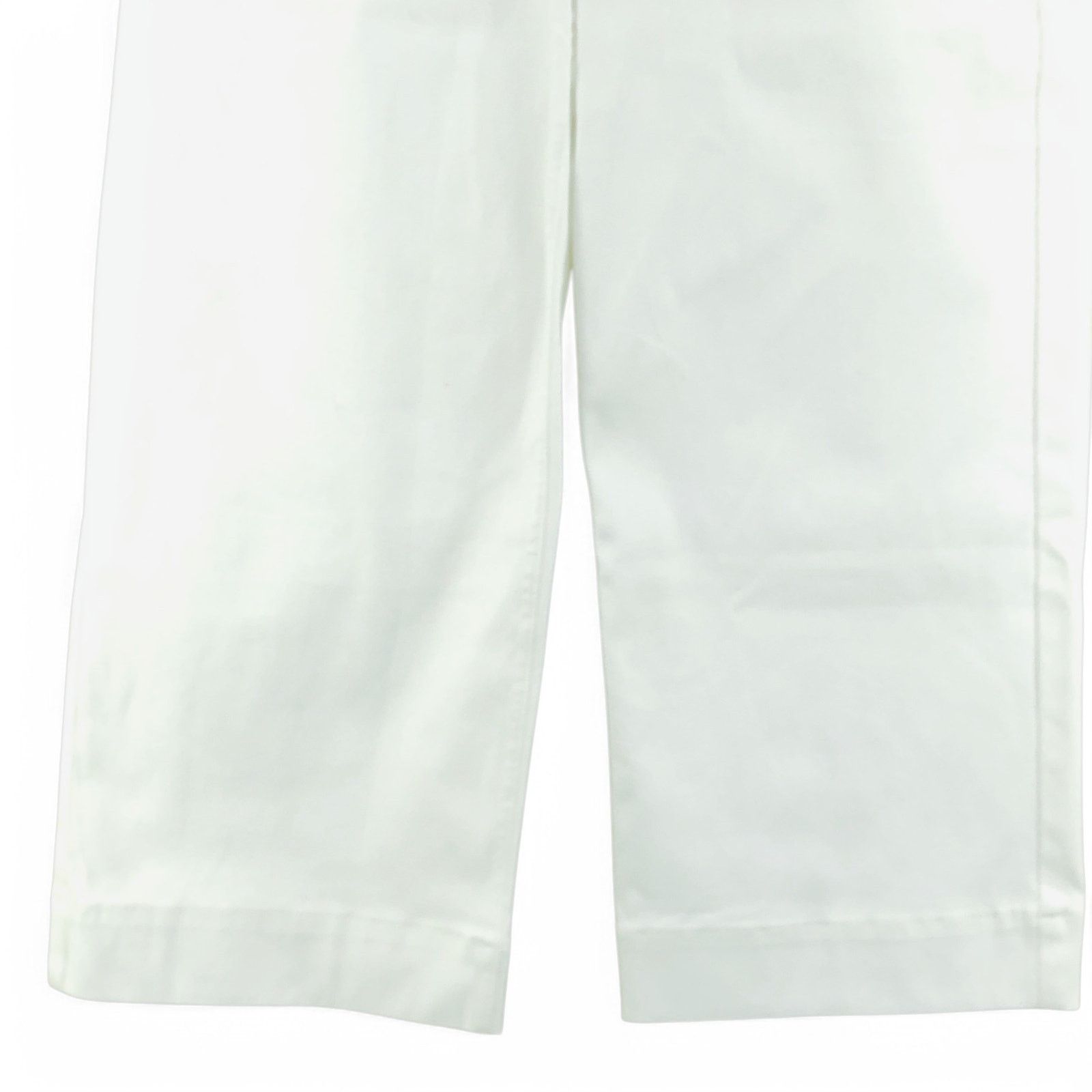 Spanx Spanx Size M Pants Twill Pull On Cropped Stretch White Size 29" - 4 Thumbnail