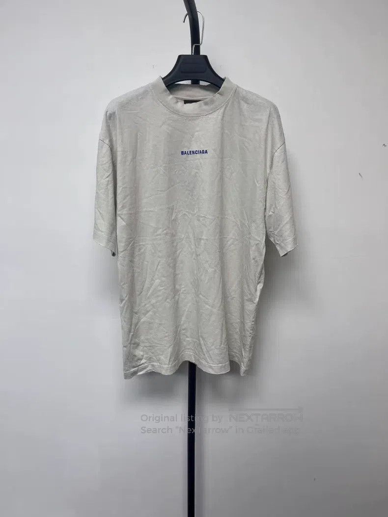 Other Balenciaga Solid Color Round Neck Distressed Embroidered S Size US XS / EU 42 / 0 - 1 Thumbnail