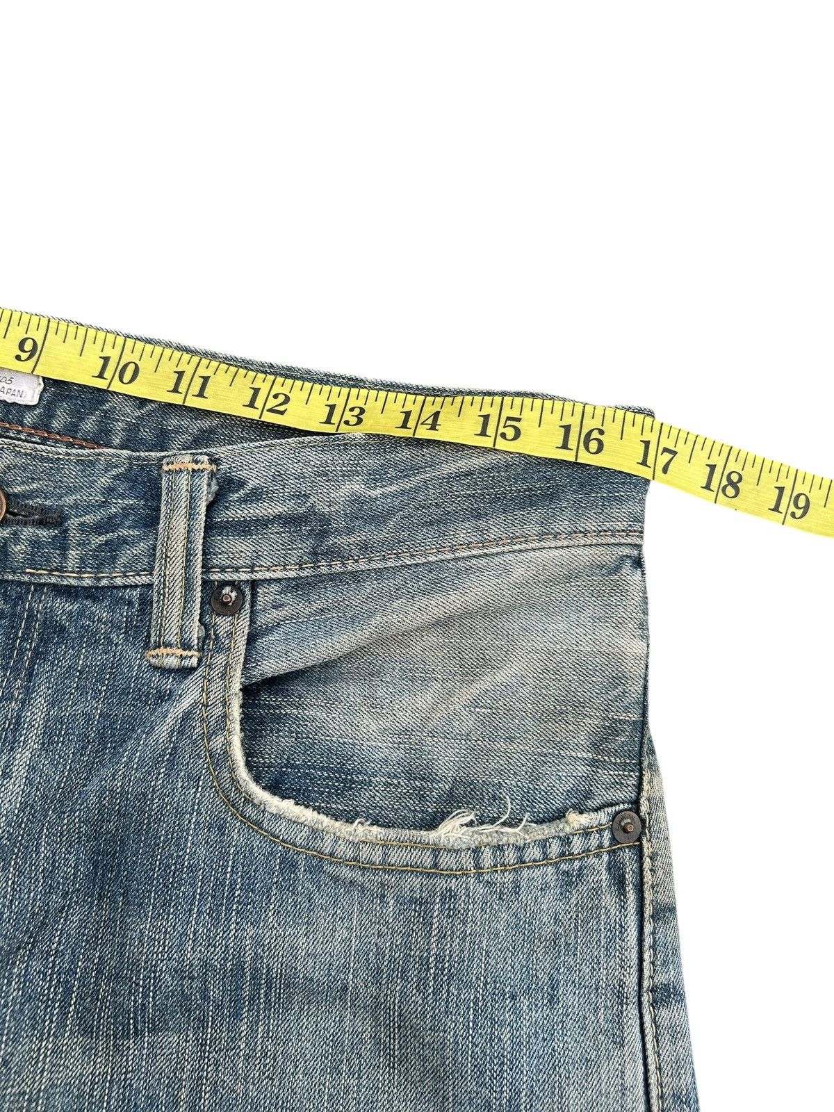 Kapital Vintage Edwin 505zx Selvedge Dirty Patina Denim jeans Size US 34 / EU 50 - 14 Thumbnail
