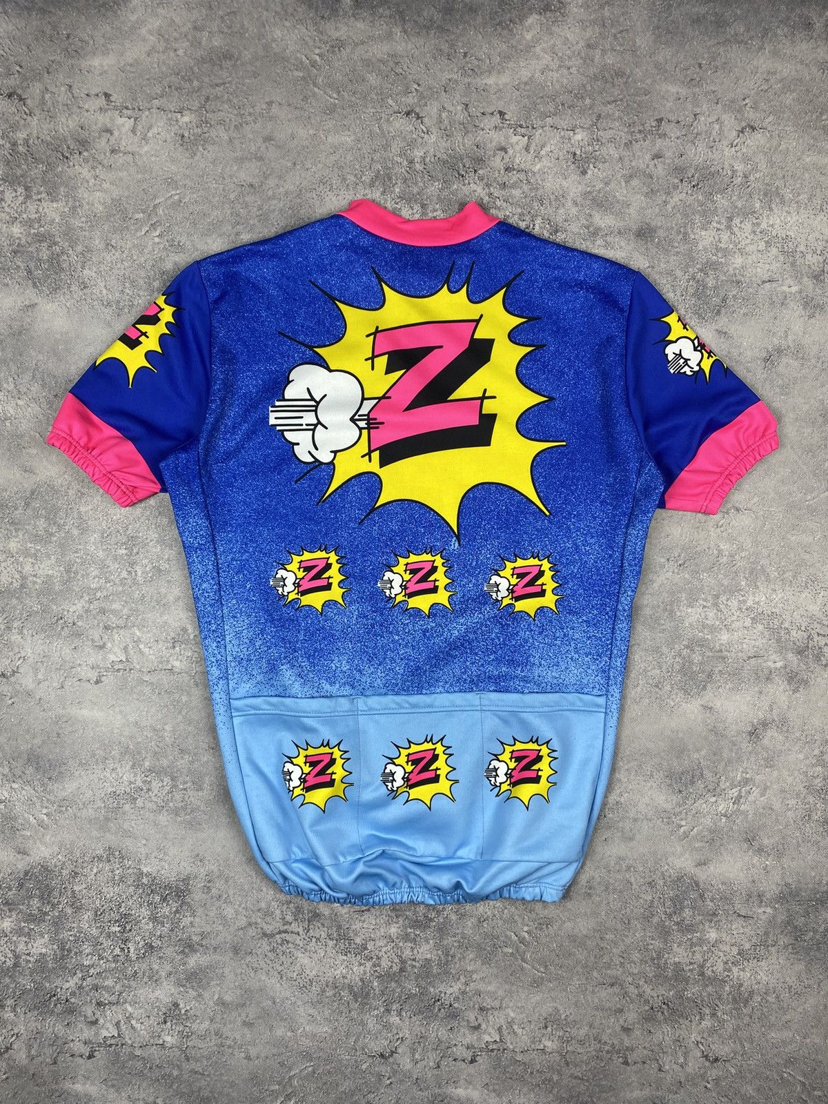 Other Vintage Team Z Tommaso Cycling Jersey Tour de France Era 90s Size US L / EU 52-54 / 3 - 13 Thumbnail