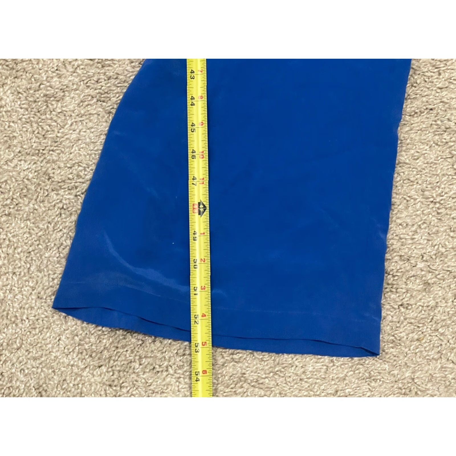 L'AGENCE VINTAGE L'AGENCE Silk Jumpsuit Women's Size 8 Sleeveless Blue 90s Party Dress Size 30" / US 8 / IT 44 - 5 Thumbnail