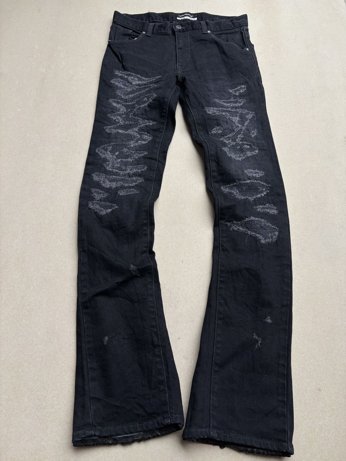 semanticdesign SEMANTIC DESIGN lace-up jeans Size US 27 - 2 Thumbnail