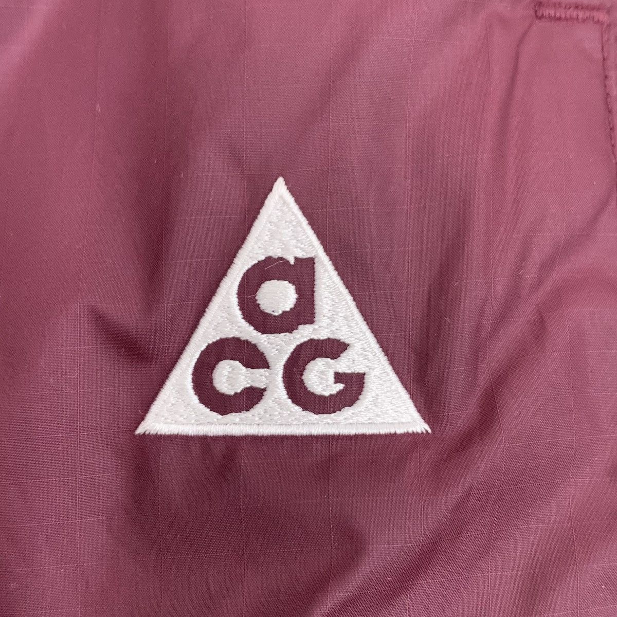 Nike Nike ACG Burgundy Logo Drawstring Casual Sports Pants K26WX Size 28" / US 6 / IT 42 - 6 Thumbnail
