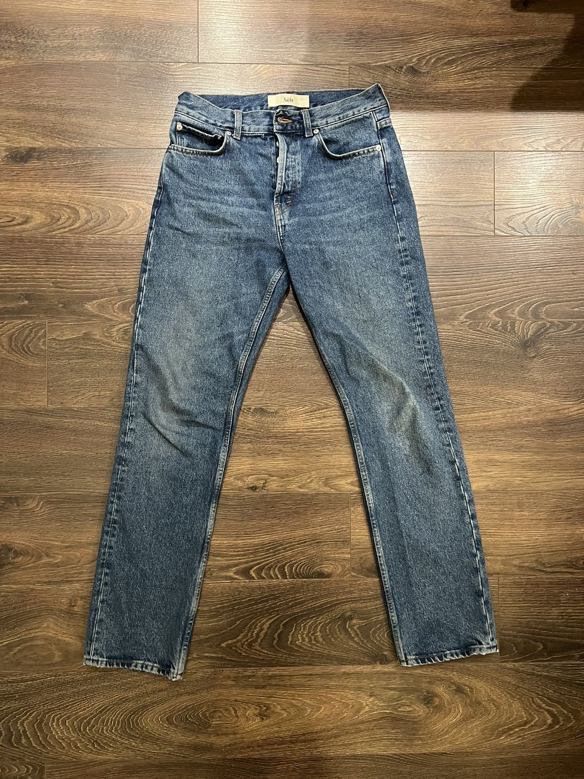 Sefr Sefr Straight Cut Jeans Size US 29 - 4 Thumbnail
