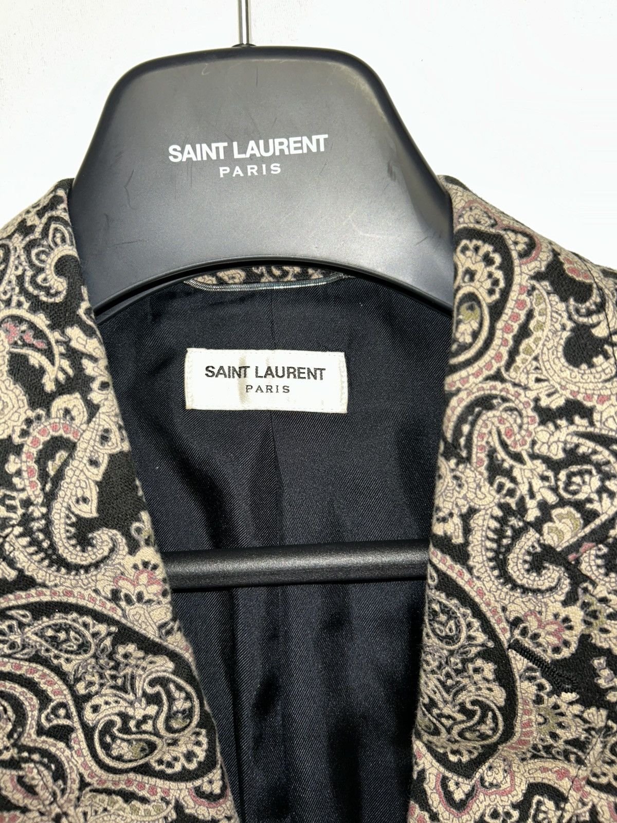 Saint Laurent Paris SS2015 1/1 sample Fractal Paisley Blazer Size 48L - 8 Thumbnail