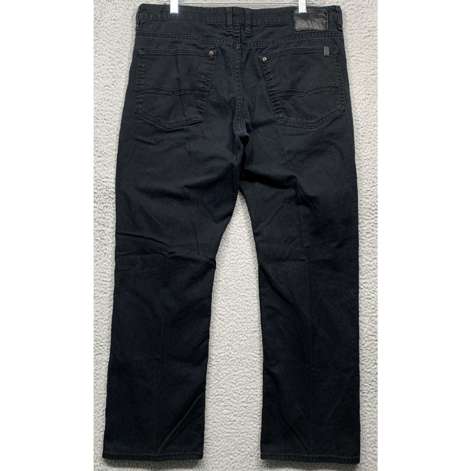 Buffalo David Bitton Buffalo David Bitton Jeans Men Slim Straight Stretch Black 5-Pocket Sz 35/28.5 Denim Skinny? Size US 35 - 4 Thumbnail