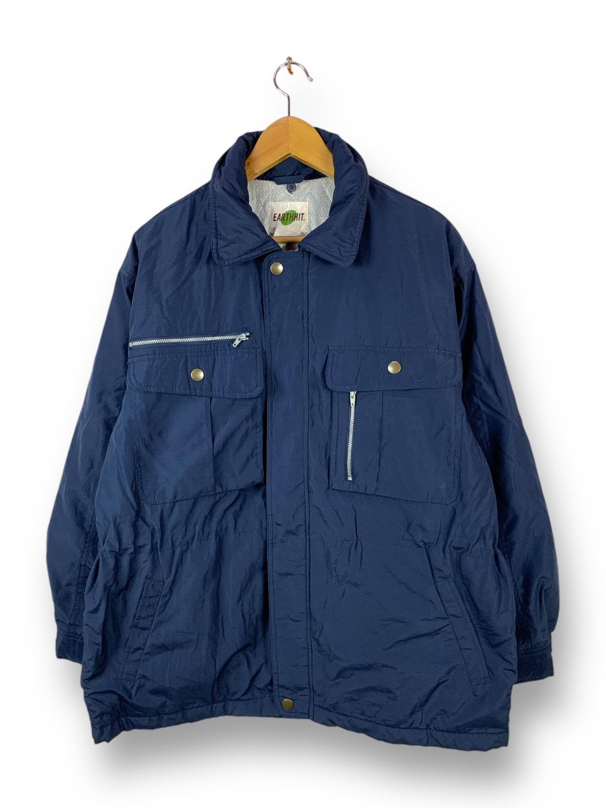 Vintage Steals! Earth Hit Workwear Worker Jacket Size US L / EU 52-54 / 3 - 1 Thumbnail