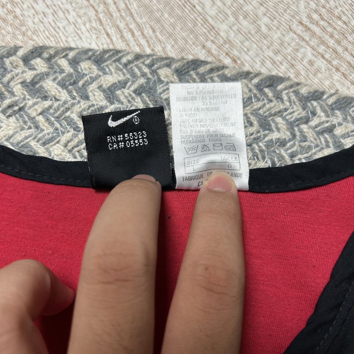 Jordan Brand × Nike × Vintage Vintage 90's Nike Air Jordan Black Vest Size US M / EU 48-50 / 2 - 13 Thumbnail