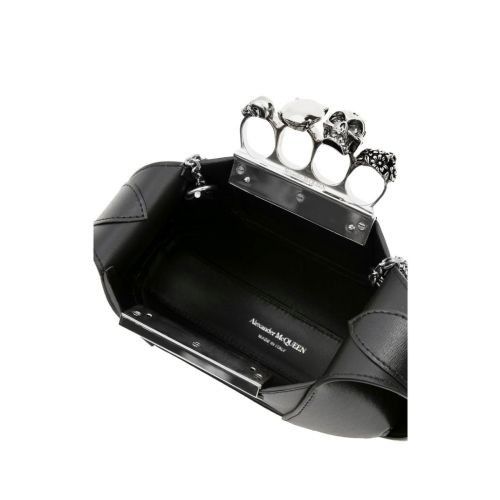 Alexander McQueen o1s22i1n1024 Size: OS / Jewelled Hobo Mini Bag in Black Size ONE SIZE - 3 Thumbnail