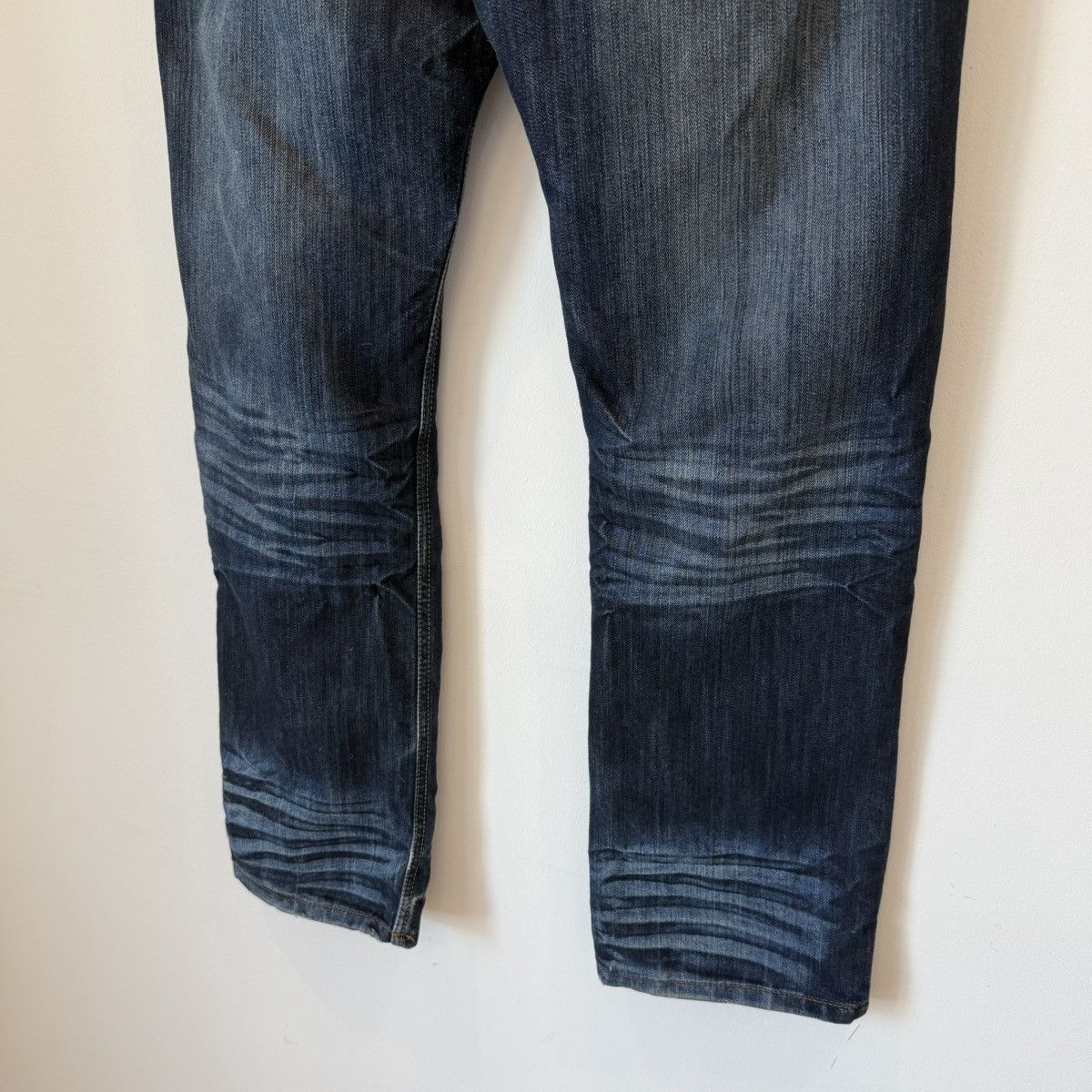 Vintage Vintage 2000s Faded Distressed Baggy Embroidered Jeans Y2K Size US 36 / EU 52 - 3 Thumbnail