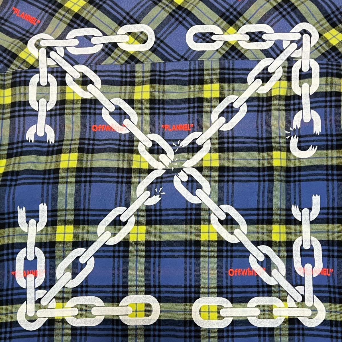 Off-White OFF-WHITE Virgil Abloh Flannel Hooded Padded Jacket Size US L / EU 52-54 / 3 - 4 Thumbnail